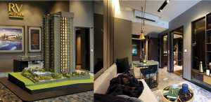 The Avenir project model and showroom